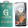 Idol 1991 Glamour Tempered Glass Motorola Signature 5G 6.8in 9H 0.30mm Full Cover 3D Full Glue Finger Unlock BLACK+Squeezy C