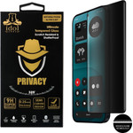 Idol 1991 Privacy Antispy Tempered Glass Nothing Phone 4a Pro 6.83in 9H 0.25mm Semi Curved Full Glue BLACK