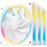 Deepcool Fan Pack 3-in-1 3x120mm - FL12R Se White, Reverse, Addressable Rgb - (R-FL12RSE-WHAPN3-G)