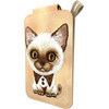 Nimmy Magnetic Phone Wallet Stand New Big-Eye Cute Pets 2.0 Cat Brown - (N-XDY-CXKTZJ-026)