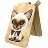 Nimmy Magnetic Phone Wallet Stand New Big-Eye Cute Pets 2.0 Cat Brown - (N-XDY-CXKTZJ-026)