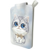 Nimmy Magnetic Phone Wallet Stand New Big-Eye Cute Pets 2.0 Cat Grey - (N-XDY-CXKTZJ-023)