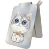Nimmy Magnetic Phone Wallet Stand New Big-Eye Cute Pets 2.0 Cat Grey - (N-XDY-CXKTZJ-023)
