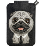 Nimmy Magnetic Phone Wallet Stand New Big-Eye Cute Pets 2.0 Dog Black - (N-XDY-CXKTZJ-009A)