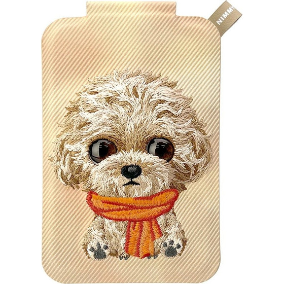 Nimmy Magnetic Phone Wallet Stand New Big-Eye Cute Pets 2.0 Dog Brown - (N-XDY-CXKTZJ-014)