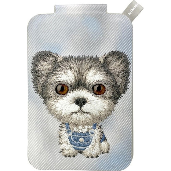 Nimmy Magnetic Phone Wallet Stand New Big-Eye Cute Pets 2.0 Dog Grey - (N-XDY-CXKTZJ-027)