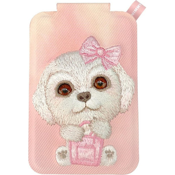 Nimmy Magnetic Phone Wallet Stand New Big-Eye Cute Pets 2.0 Dog Pink - (N-XDY-CXKTZJ-002)