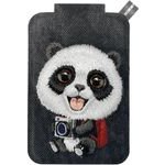 Nimmy Magnetic Phone Wallet Stand New Big-Eye Cute Pets 2.0 Panda Black - (N-XDY-CXKTZJ-006A)