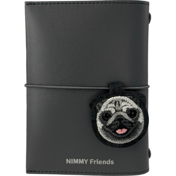 Nimmy Notebook + Pen Set 2-in-1 New Big-Eye Cute Pets 2.0 Dog Black - (N-XDY-SZB-09A-D)