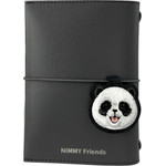 Nimmy Notebook + Pen Set 2-in-1 New Big-Eye Cute Pets 2.0 Panda Black - (N-XDY-SZB-06A-D)