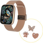 Forever Smartwatch SW-330 Forevigo 4 With Charms Rose gold