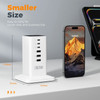 Tessan 6 In 1 Tower Power Strip 3XUSB, 3XTYPE-C 30W 2M White - (TS-CS04)