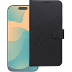 Flip Case For Motorola G17 Power 4CArd Rfid anti-Theft Tech Fabric Black OEM