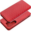 Flip Case For Motorola G17 Power Cubic Book Red OEM