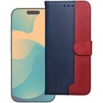 Flip Case For Motorola G17 Power Split Book Navy And Red OEM