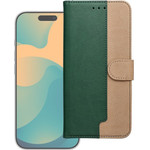 Flip Case For Motorola G37 Power Split Book Green And Gold OEM