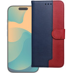 Flip Case For Motorola G57 Power Split Book Navy And Red OEM