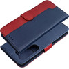 Flip Case For Motorola G57 Power Split Book Navy And Red OEM
