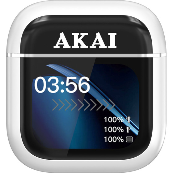 Akai �������� ��������� Bluetooth 6.0 �� ANC/ENC, 4 ��������� & ���� �� ����� 2.01? - ��� 60h (�����) - (BTE-J600W AENC)