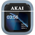 Akai �������� ��������� Bluetooth 6.0 �� ANC/ENC, 4 ��������� & ���� �� ����� 2.01? - ��� 60h (����) - (BTE-J600BL AENC)