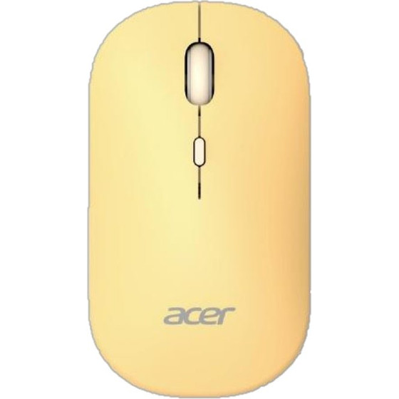Acer Mouse Wireless AMR130, 1600 dpi, Yellow