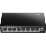 Cudy 8-Port 10/100 Mbps Desktop Switch, 8 10/100M RJ45 Ports, Loop Detection, Metal Case, Power Saving, Plug & Play, Wall-Mount