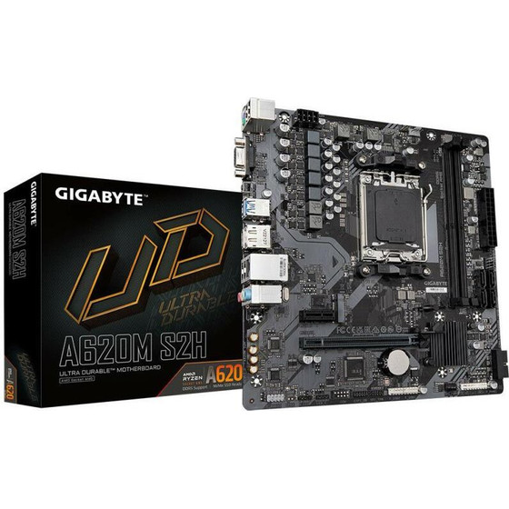 Gigabyte Motherboard A620M S2H, Socket AM5, DDR5, Micro-ATX
