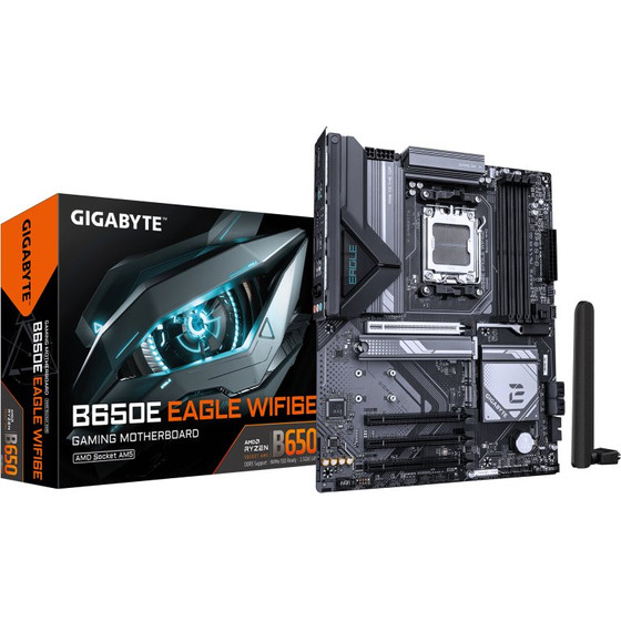 Gigabyte Motherboard B650E Eagle WIFI6E, Socket AM5, DDR5, ATX