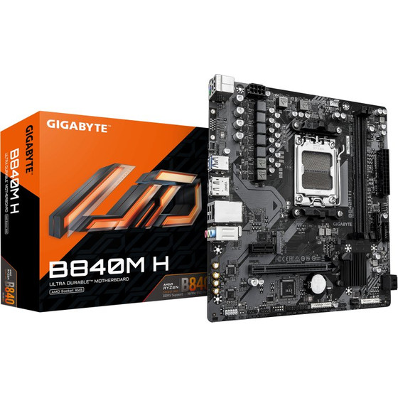 Gigabyte Motherboard B840M H, Socket AM5, DDR5, Micro-ATX