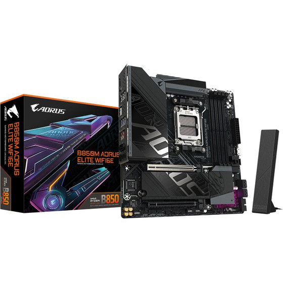 Gigabyte Motherboard B850M Aorus Elite WIFI6E, Socket AM5, DDR5, Micro-ATX
