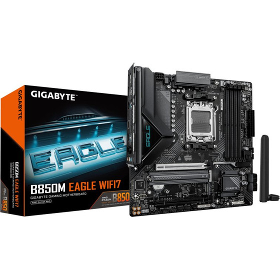 Gigabyte Motherboard B850M Eagle WIFI7, Socket AM5, DDR5, Micro-ATX