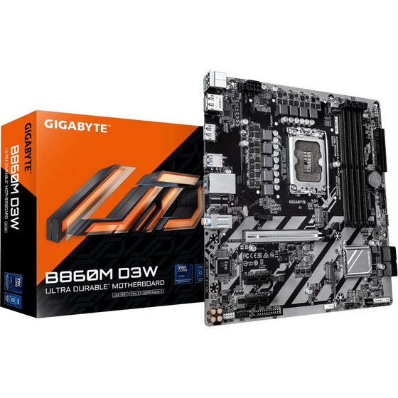 Gigabyte Motherboard B860M D3W, Socket 1851, DDR5, Micro-ATX