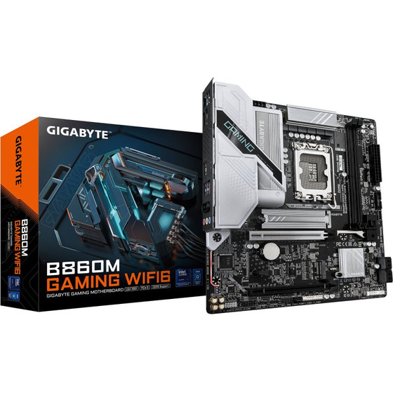 Gigabyte Motherboard B860M Gaming WIFI6, Socket 1851, DDR5, Micro-ATX