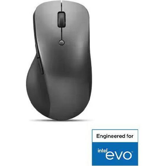 Lenovo Mouse Wireless Professional Bluetooth Rechargeable Mouse, 2400 dpi, Gri