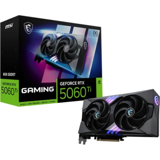 MSI Geforce Rtx 5060 Ti Gaming OC, 8GB GDDR7, Pci Express 5.0, 128-bit