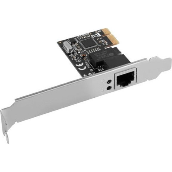 Lanberg Board Adaptor Network PCI-Express RJ45 PCI-E x1, 1x RJ45 1Gb, RTL8111C, low-profile
