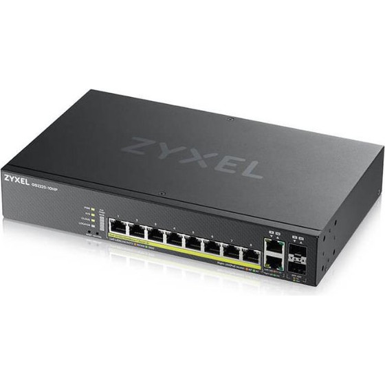Zyxel Switch GS2220-10, 10 port, 10/100/1000 Mbps