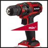 EINHELL Cordless Drill AKU TC-CD 18/35 Li-Solo Black, Red - (4513927)