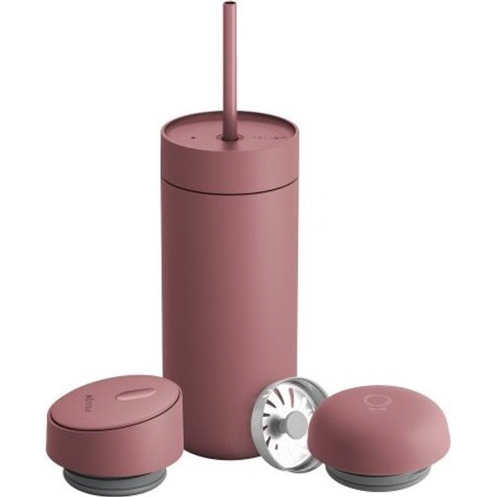 FELLOW Carter Move Mug 3-in-1 Travel mug with 3 lids 473 ml Powder Pink - (840228808503)