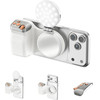 4sMarts Magnetic Smartphone Holder With Photographic Grip Fill Light And Wireless Control White - (541802)