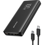 Charmast Powerbank Led 20000mAh 2xUsb Black - (T100)