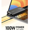 Charmast Powerbank Led 20000mAh 2xUsb Black - (T100)