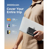 Charmast Powerbank Led 20000mAh 2xUsb Black - (T100)