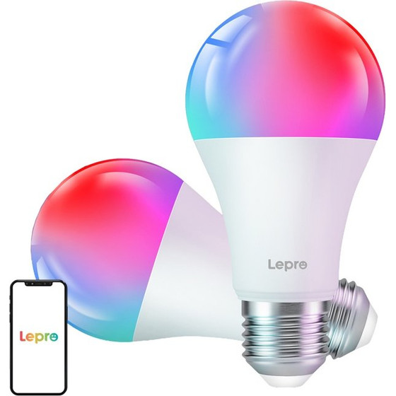 Lepro ����� Led B2-2 E27 �� Wi-Fi, 1100 lm, �� ���������� ��� 2 �������� - (B2-EU-2)