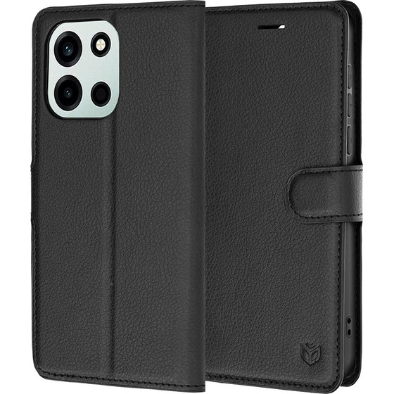 Techsuit - Leather Folio - Oneplus Nord 6 - Black