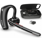 Techsuit - Premium Bluetooth Headset Soundforce Pro (G10) - BT5.1, Dual-Mic ENC, 25H Talk Time - Black