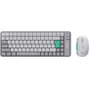 Alcatroz BT5.3/2.4G MULTI-Device Rechargeable Keyboard & Mouse Tetriz Air 300C Winter White - (TETRIZ-AIR300C-WW)