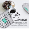 Alcatroz BT5.3/2.4G MULTI-Device Rechargeable Keyboard & Mouse Tetriz Air 300C Winter White - (TETRIZ-AIR300C-WW)