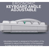Alcatroz BT5.3/2.4G MULTI-Device Rechargeable Keyboard & Mouse Tetriz Air 300C Winter White - (TETRIZ-AIR300C-WW)