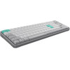 Alcatroz BT5.3/2.4G MULTI-Device Rechargeable Keyboard Tetriz Air 3 Winter White - (TETRIZ-AIR3-WW)